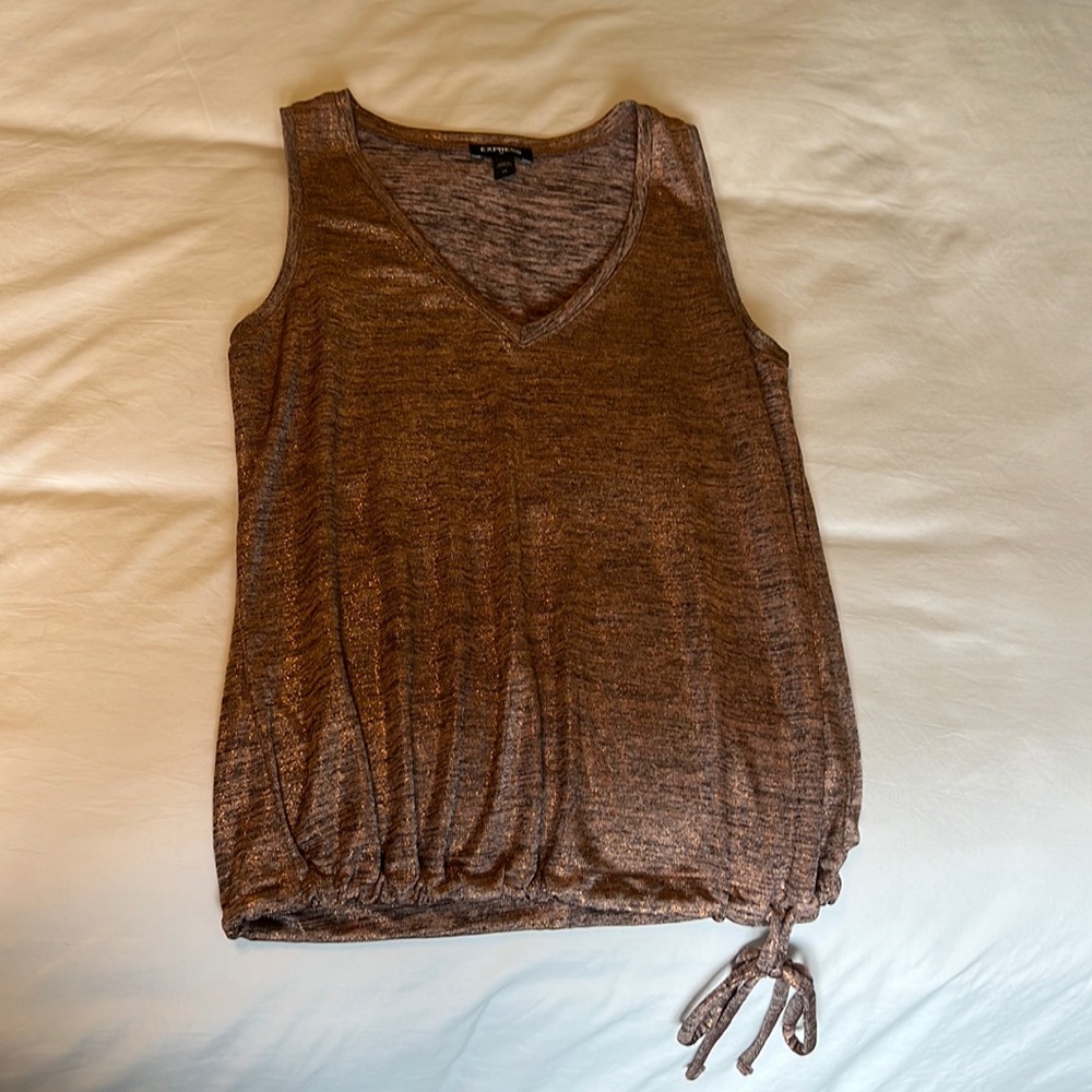 Metallic Express Tank Blouse